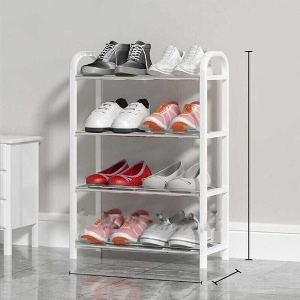 Rebrilliant 8 Pair Shoe Rack Wayfair Canada   8 Pair Shoe Rack 